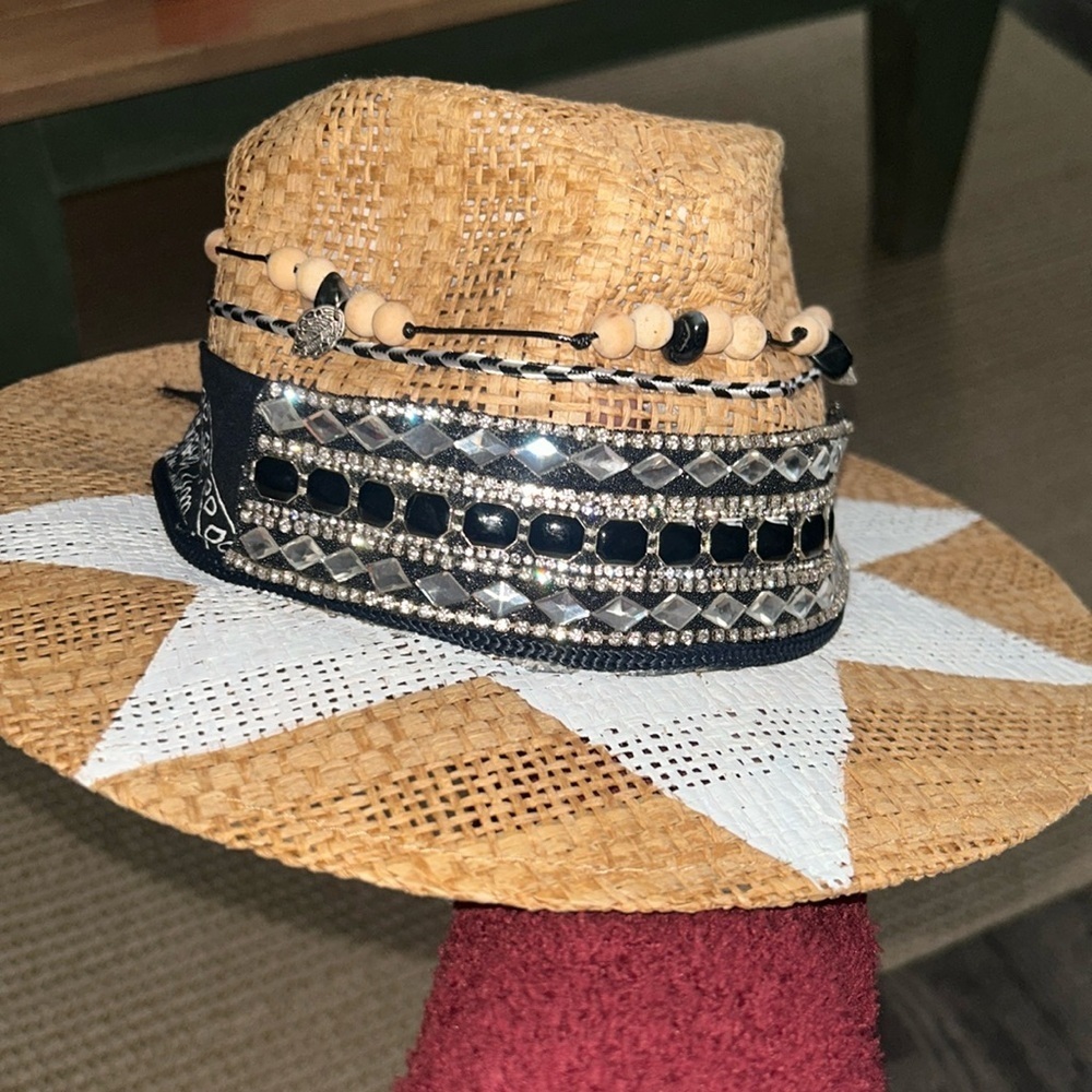 Summer Straw Hat Cowgirl Hat